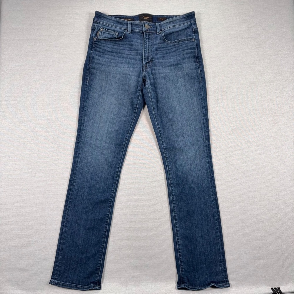 Outpost Makers Original Straight Jeans Mens 32x34 Blue Stretch Denim